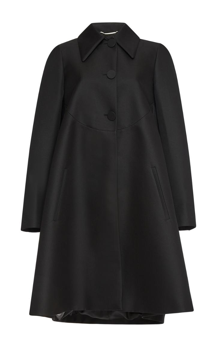 Rochas Coat With Voluminous Back