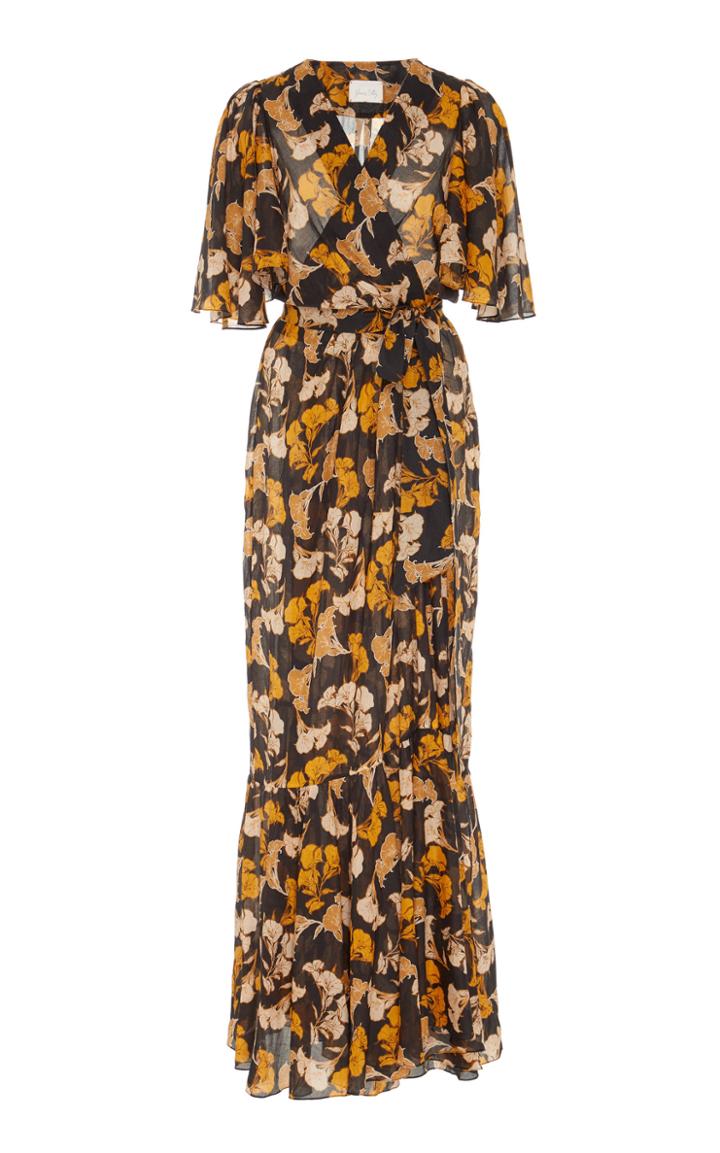 Johanna Ortiz Gypset Life Floral-print Cotton Maxi Dress