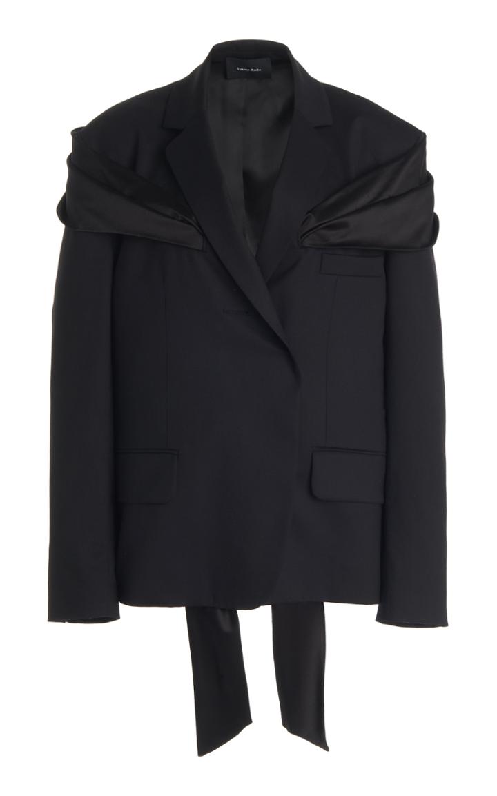 Moda Operandi Simone Rocha Oversized Stretch-wool Jacket