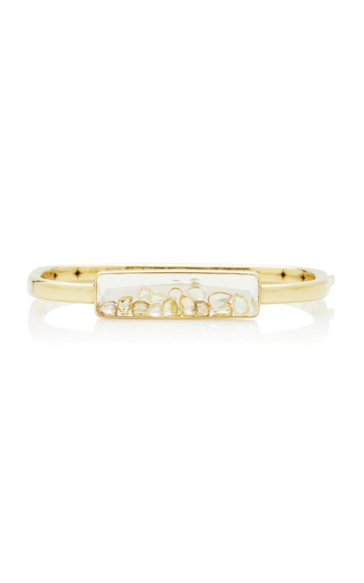 Moritz Glik 18k Gold Diamond Cuff Bracelet