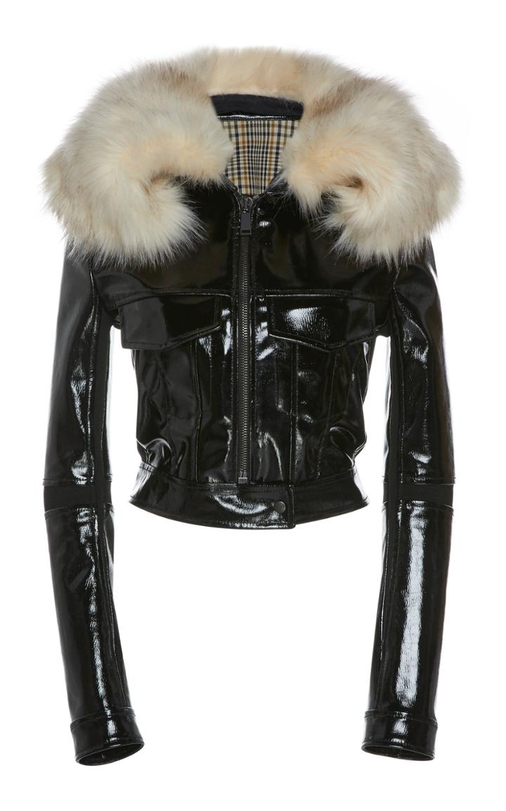 Paco Rabanne Reversible Vinyl Jacket