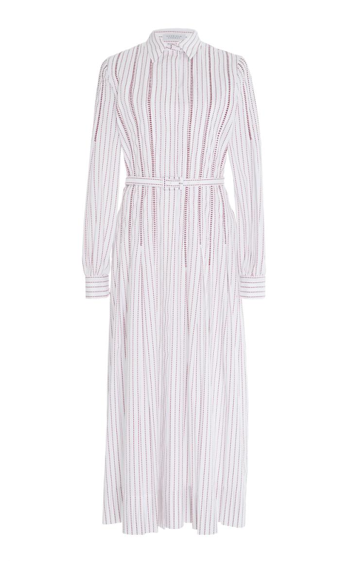 Gabriela Hearst Chelsea Cotton Poplin Shirt Dress