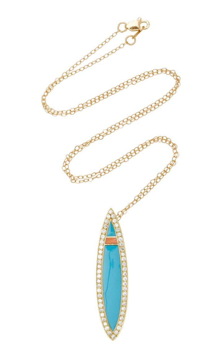 Tara Hirshberg Surf Gun Board Pendant