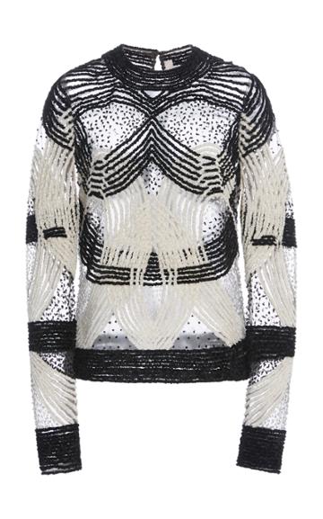 Naeem Khan Embellished Top