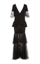 Adeam Lace Tiered Gown