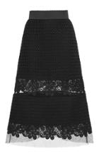 Dolce & Gabbana Floral Embroidered Midi Skirt