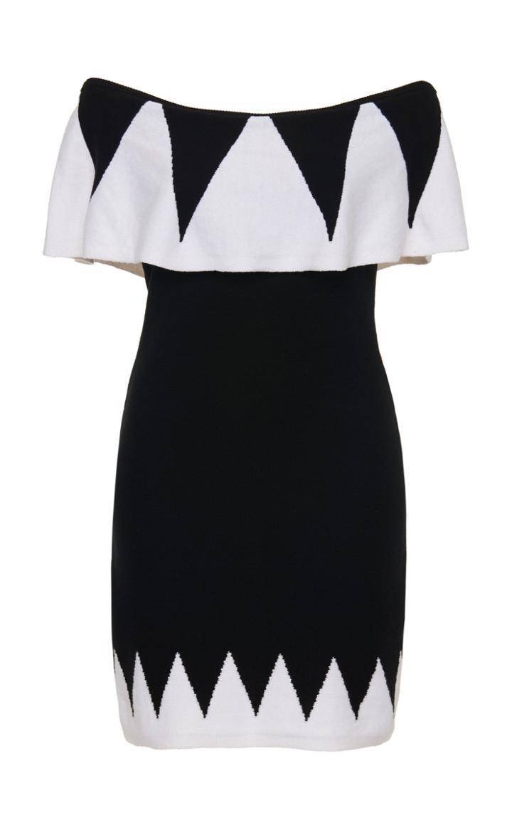 Moda Operandi Victor Glemaud Geo Off Shoulder Mini Dress Size: S