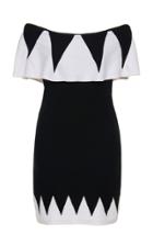 Moda Operandi Victor Glemaud Geo Off Shoulder Mini Dress Size: S