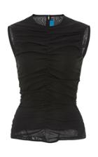 Jonathan Cohen Ruched Georgette Top