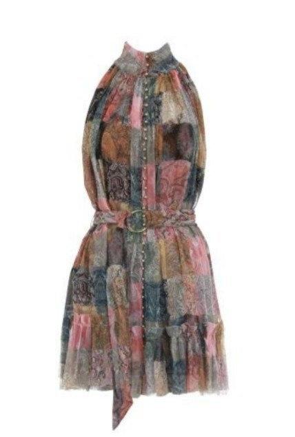 Zimmermann Ninety-six Smock Short Dress