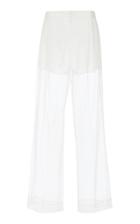 Givenchy Transparent Tulle Wide Leg Trousers