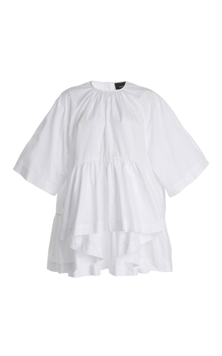 Moda Operandi Simone Rocha Asymmetric Cotton Top