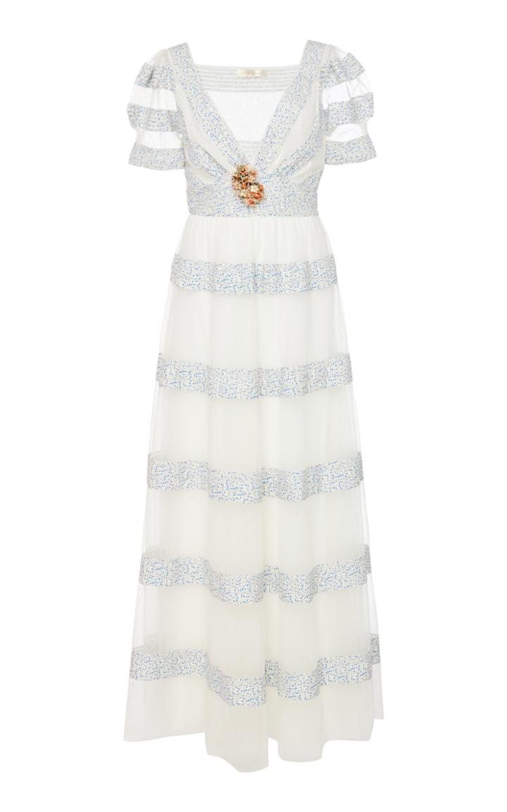Loveshackfancy Jimmie Tulle Midi Dress