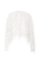 Carolina Herrera Specialorder-knit Feather Embroidered Top-ah