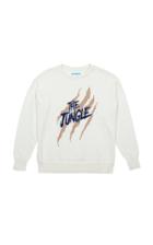 Just Don Printed Cotton And Cashmere-blend Sweater