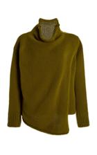 Moda Operandi Deveaux Ensley Oversized Draped Wool-cashmere Funnel Neck Sweater