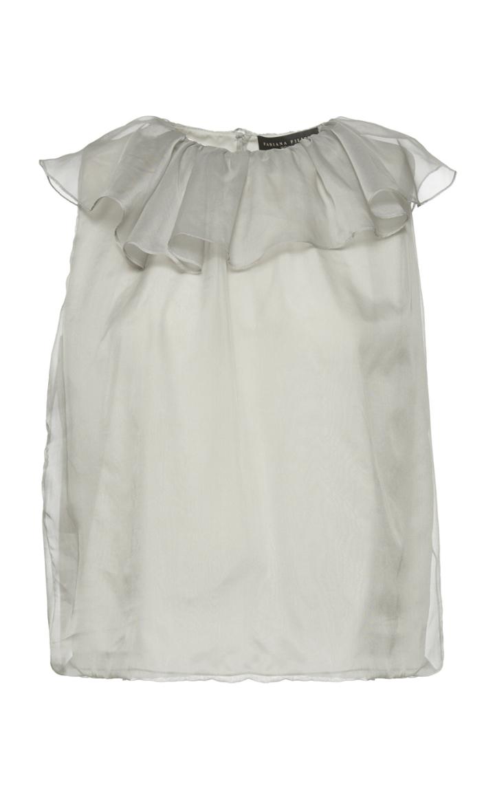 Fabiana Filippi Silk Sleeveless Blouse