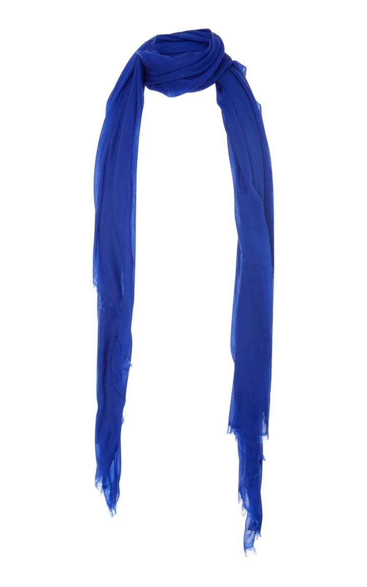 Isabel Marant Ghazel Ribbed Striped Wool Scarf