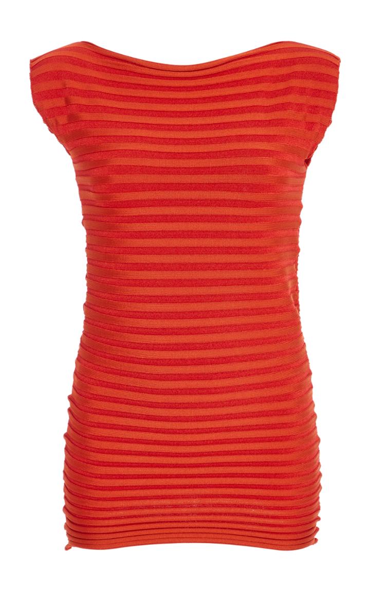 Pepa Pombo Fitted Rib Knit Top
