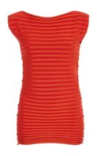 Pepa Pombo Fitted Rib Knit Top