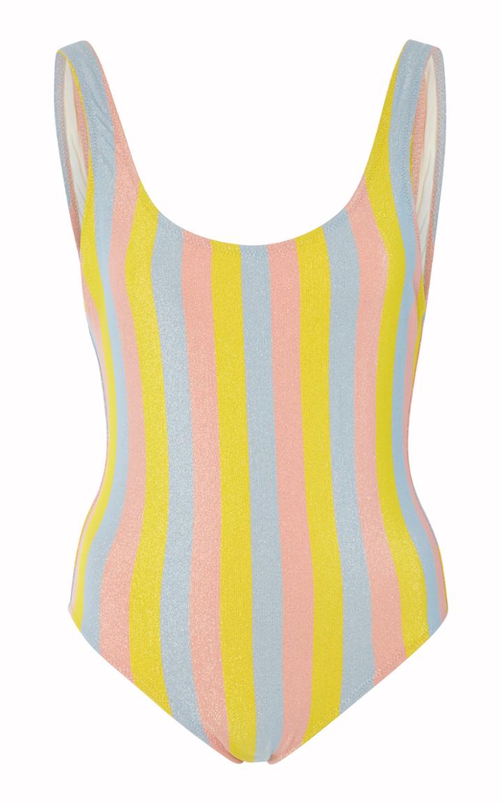 Solid & Striped The Anne-marie Striped One Piece Swimsuit