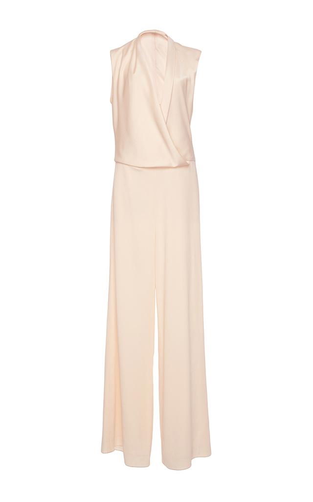 Lanvin Sleeveless Satin Jumpsuit