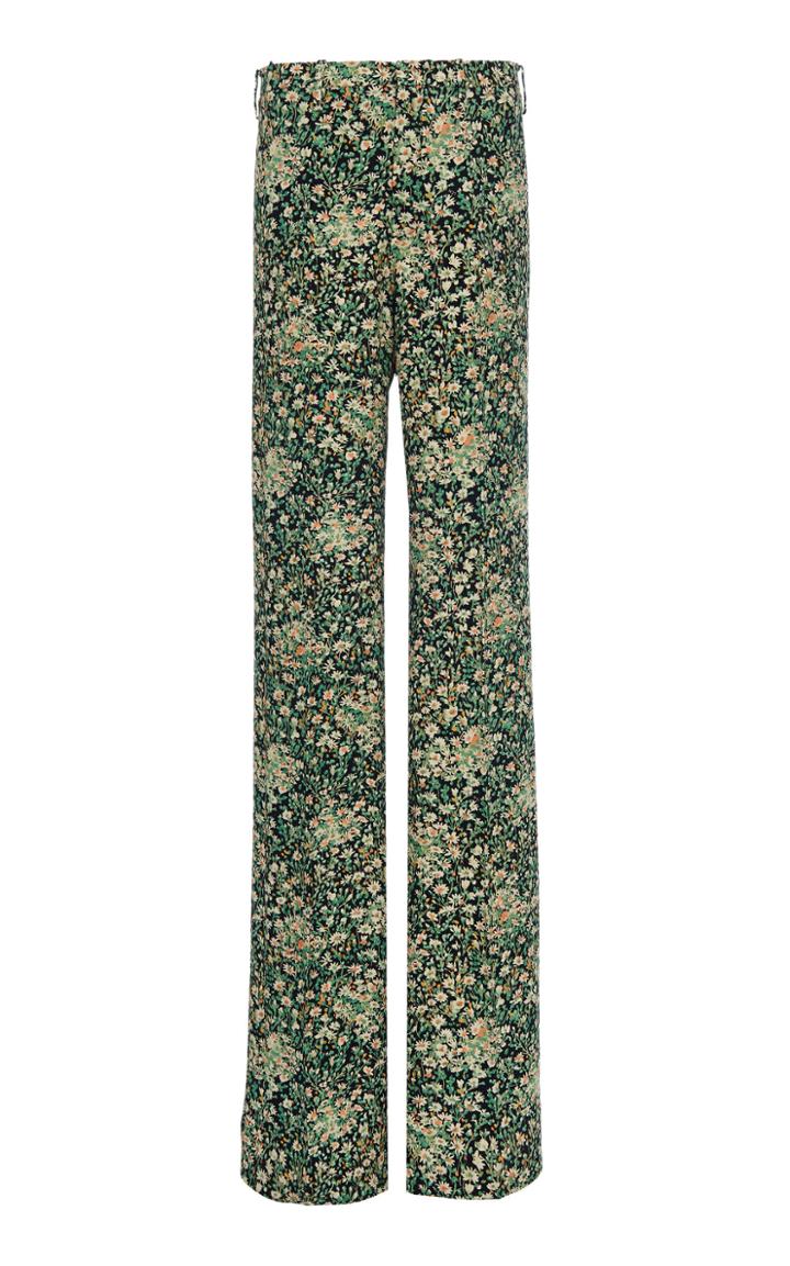 Moda Operandi N21 Floral-print Straight-leg Cady Pants Size: 36