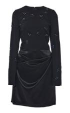 Moda Operandi Burnett New York Beaded Satin Mini Dress Size: 0