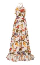Rosie Assoulin Antique Floral Print Gown