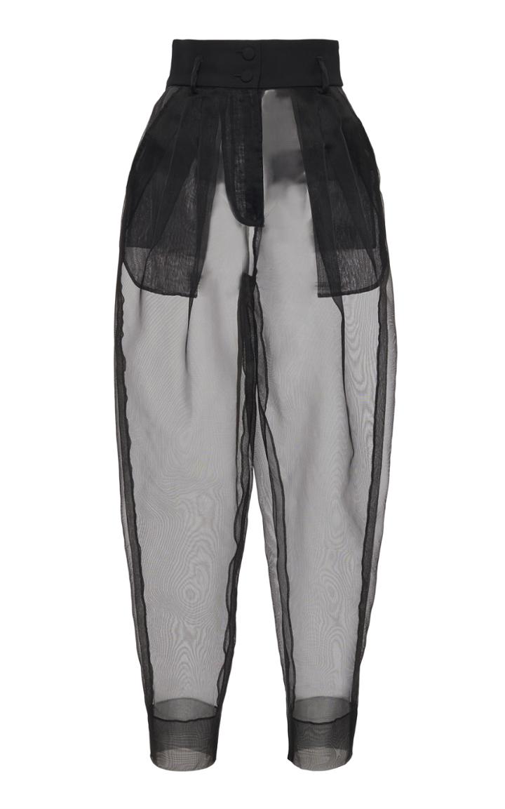 Moda Operandi Dolce & Gabbana Sheer Tapered Tulle Pants