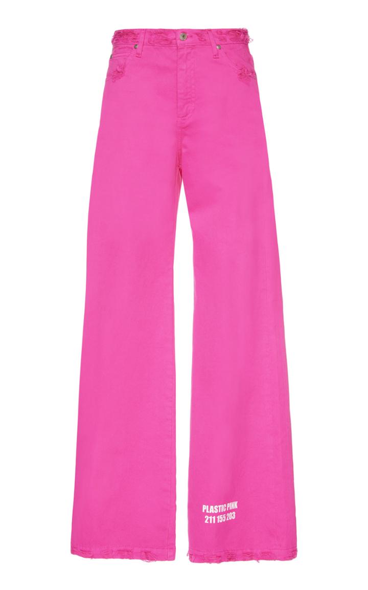 Msgm Denim Flare Trouser
