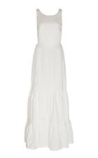 Sir The Label Alena Broderie Anglaise Linen Maxi Dress