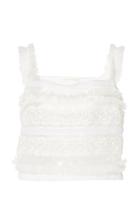 Zuhair Murad Sheer Lace Top