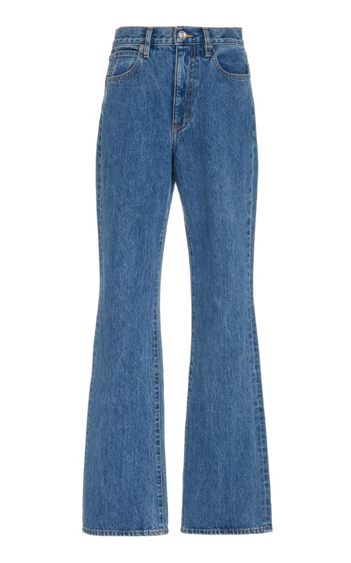 Slvrlake Charlotte Rigid High-rise Boot-cut Jeans