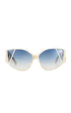 Poppy Lissiman Hyacinth Cat-eye Sunglasses