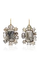 Moda Operandi Sylva & Cie One Of A Kind 18k Yellow Gold And Diamond Earrings