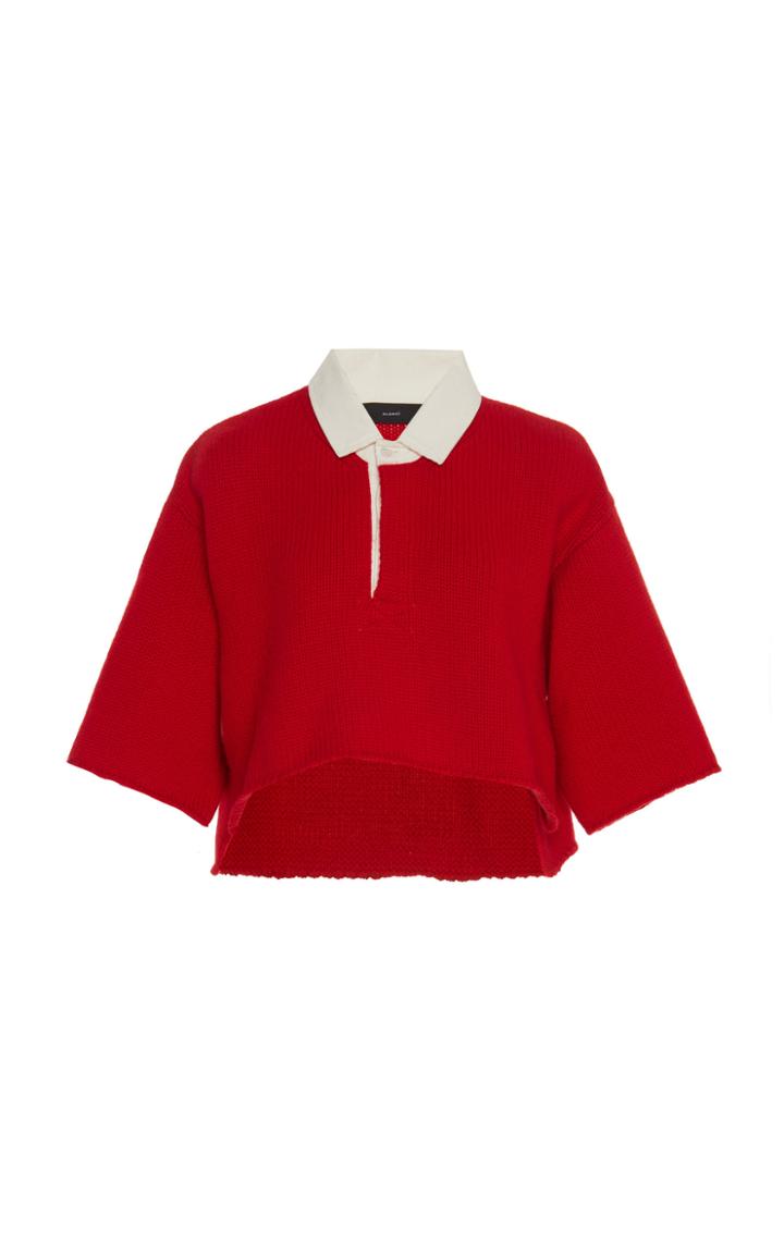 Alanui Cropped Polo Top