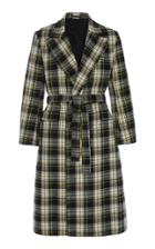 Rhude Plaid Long Coat