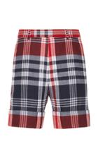 Thom Browne Large Plaid Madras Beltloop Shorts