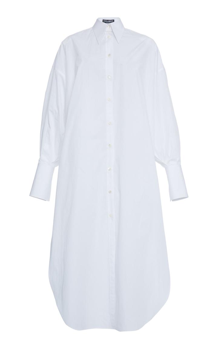 Moda Operandi Dolce & Gabbana Poplin Shirt Dress