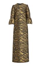 Moda Operandi Khaite Bella Tiger-print Crepe Dress