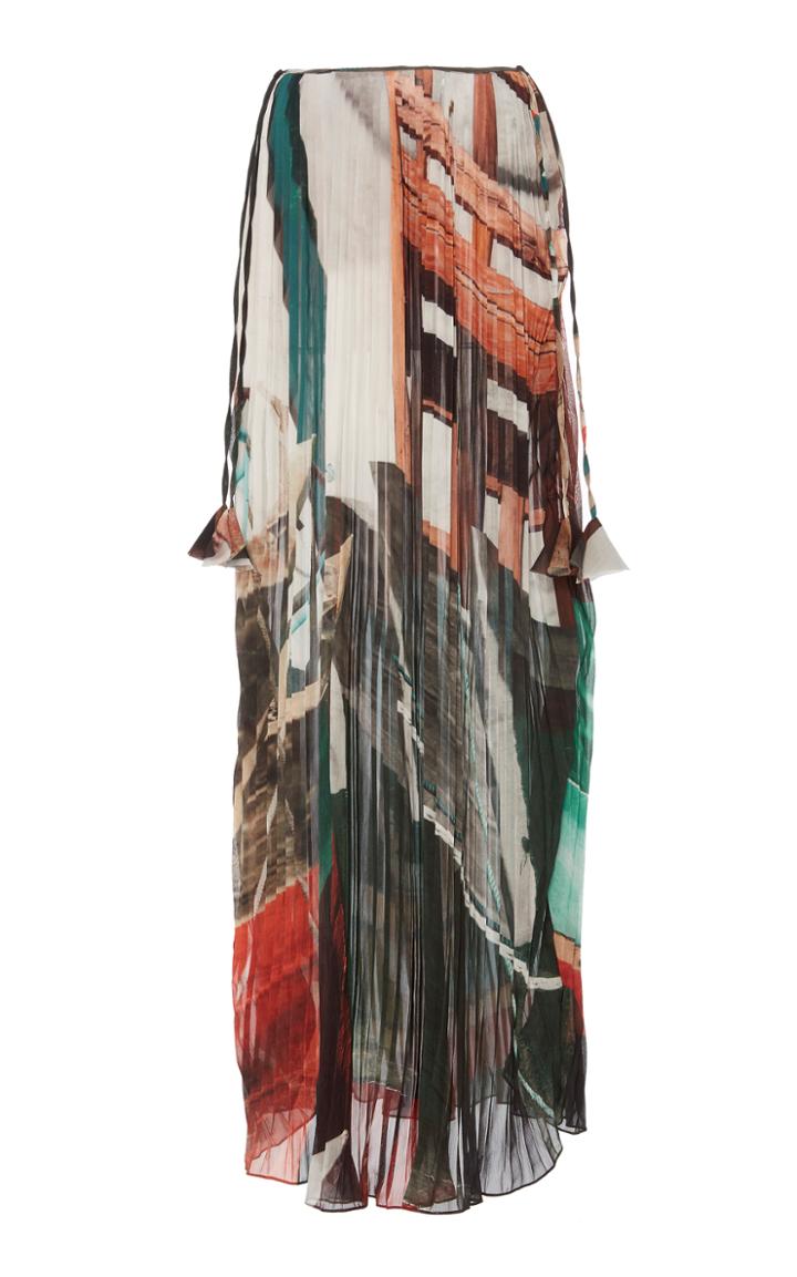 Agua De Coco Pleated Wide Leg Pant