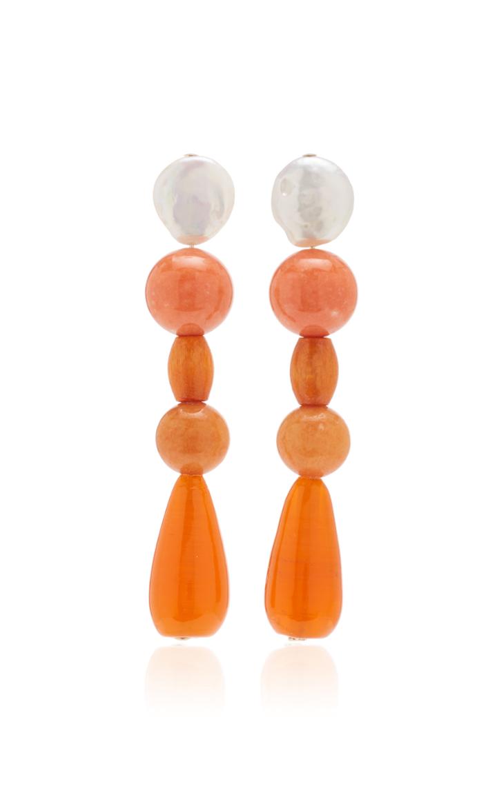 Moda Operandi Nst Studio M'o Exclusive Tangerine Drop Earrings