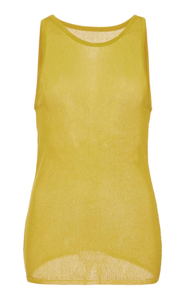 Moda Operandi Gabriela Hearst Asteria Silk-blend Tank Size: L