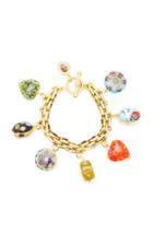Brinker & Eliza Spellbound 24k Gold-plated Chain And Millefiori Charm