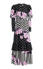 Moda Operandi Erdem Keily Mixed Print Gown