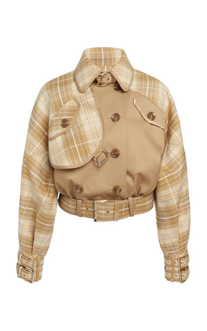 Zimmermann Sabotage Check Cropped Jacket