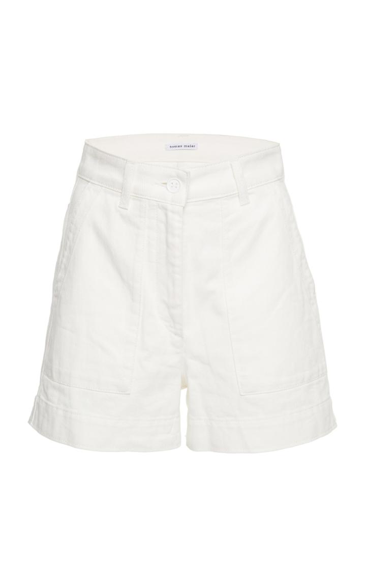 Tomas Maier Gabardine Cotton Shorts