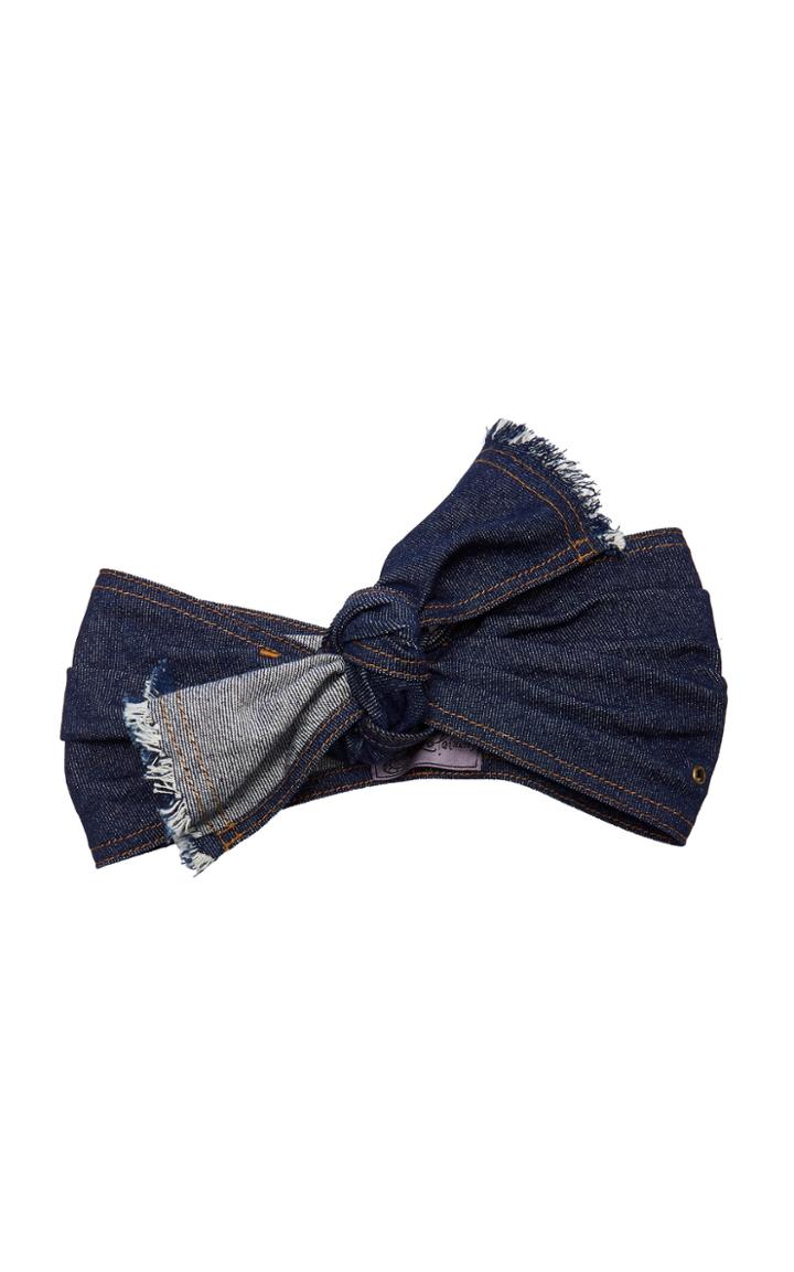 Lola Hats Frayed Denim Headband