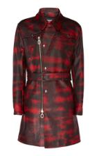 Lanvin Tie Dye Leather Coat